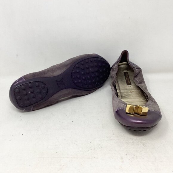 Louis Vuitton #LZQNBX Dice Scrunch Ballerina Flats Size 38.5 - Picture 4 of 8